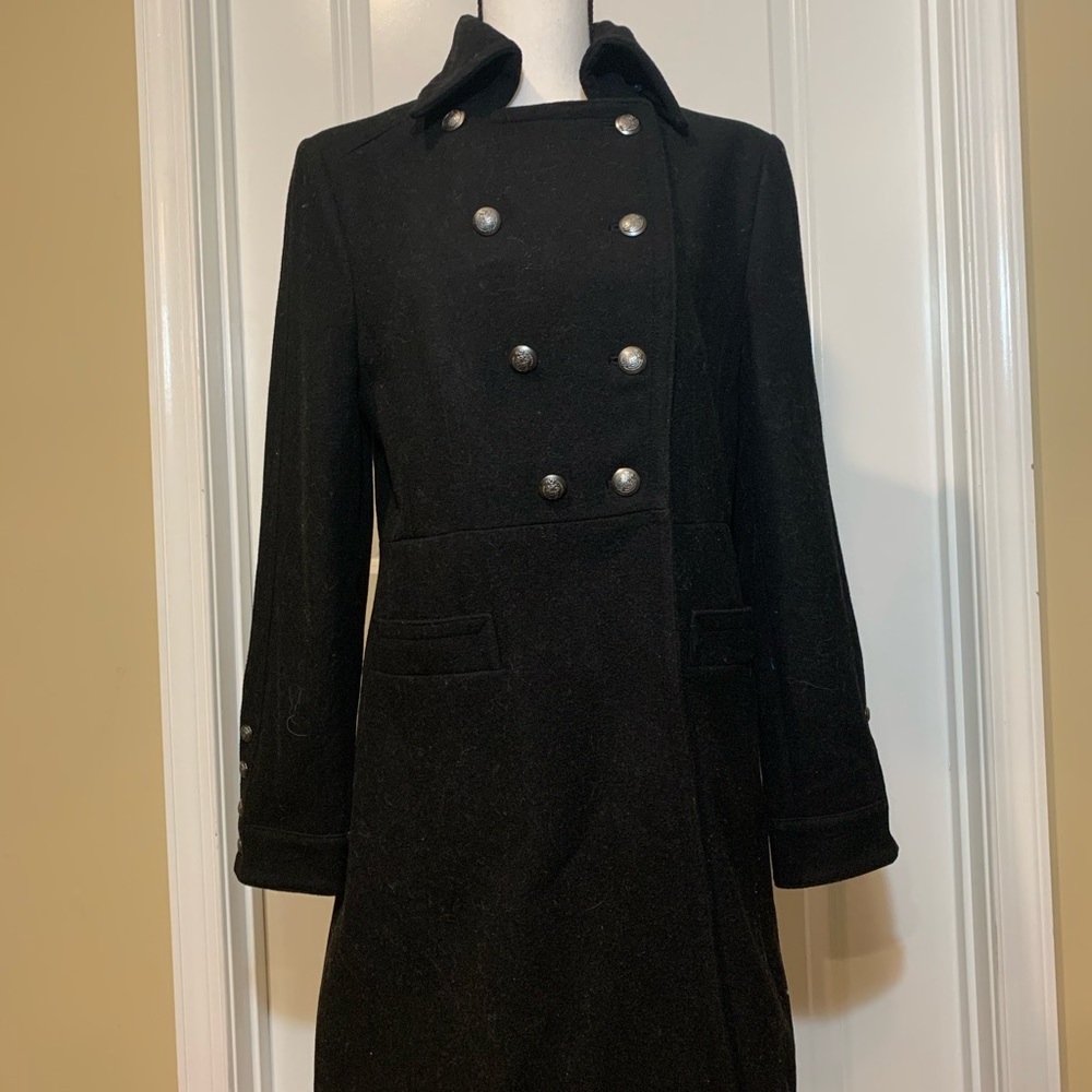 Forever 21 Women’s Wool Military Button Coat Med.